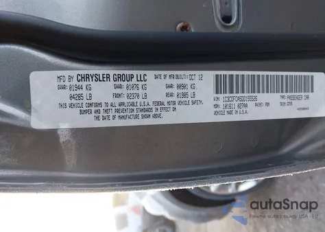 2013 Dodge Dart Limited from USA, damaged, VIN 1C3CDFCA5DD155526